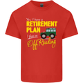 Retirement Plan Off Roading 4X4 Road Funny Mens Cotton T-Shirt Tee Top Red