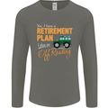 Retirement Plan Off Roading 4X4 Road Funny Mens Long Sleeve T-Shirt Charcoal