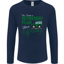 Retirement Plan Off Roading 4X4 Road Funny Mens Long Sleeve T-Shirt Navy Blue