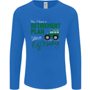 Retirement Plan Off Roading 4X4 Road Funny Mens Long Sleeve T-Shirt Royal Blue