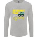 Retirement Plan Off Roading 4X4 Road Funny Mens Long Sleeve T-Shirt Sports Grey