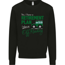 Retirement Plan Off Roading 4X4 Road Funny Mens Sweatshirt Jumper Black