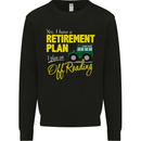 Retirement Plan Off Roading 4X4 Road Funny Mens Sweatshirt Jumper Black