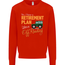 Retirement Plan Off Roading 4X4 Road Funny Mens Sweatshirt Jumper Bright Red