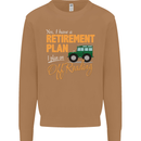 Retirement Plan Off Roading 4X4 Road Funny Mens Sweatshirt Jumper Caramel Latte