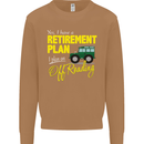 Retirement Plan Off Roading 4X4 Road Funny Mens Sweatshirt Jumper Caramel Latte
