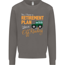 Retirement Plan Off Roading 4X4 Road Funny Mens Sweatshirt Jumper Charcoal