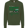 Retirement Plan Off Roading 4X4 Road Funny Mens Sweatshirt Jumper Forest Green
