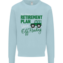 Retirement Plan Off Roading 4X4 Road Funny Mens Sweatshirt Jumper Light Blue