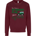 Retirement Plan Off Roading 4X4 Road Funny Mens Sweatshirt Jumper Maroon