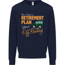 Retirement Plan Off Roading 4X4 Road Funny Mens Sweatshirt Jumper Navy Blue