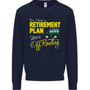 Retirement Plan Off Roading 4X4 Road Funny Mens Sweatshirt Jumper Navy Blue