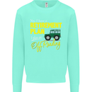 Retirement Plan Off Roading 4X4 Road Funny Mens Sweatshirt Jumper Peppermint