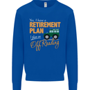 Retirement Plan Off Roading 4X4 Road Funny Mens Sweatshirt Jumper Royal Blue