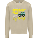 Retirement Plan Off Roading 4X4 Road Funny Mens Sweatshirt Jumper Sand
