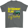 Retirement Plan Off Roading 4X4 Road Funny Mens T-Shirt Cotton Gildan Charcoal