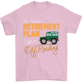 Retirement Plan Off Roading 4X4 Road Funny Mens T-Shirt Cotton Gildan Light Pink