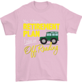 Retirement Plan Off Roading 4X4 Road Funny Mens T-Shirt Cotton Gildan Light Pink