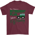 Retirement Plan Off Roading 4X4 Road Funny Mens T-Shirt Cotton Gildan Maroon