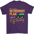 Retirement Plan Off Roading 4X4 Road Funny Mens T-Shirt Cotton Gildan Purple