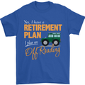 Retirement Plan Off Roading 4X4 Road Funny Mens T-Shirt Cotton Gildan Royal Blue