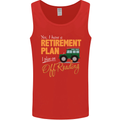 Retirement Plan Off Roading 4X4 Road Funny Mens Vest Tank Top Red