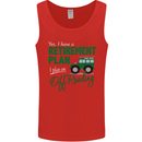 Retirement Plan Off Roading 4X4 Road Funny Mens Vest Tank Top Red