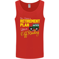 Retirement Plan Off Roading 4X4 Road Funny Mens Vest Tank Top Red