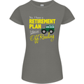 Retirement Plan Off Roading 4X4 Road Funny Womens Petite Cut T-Shirt Charcoal