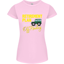 Retirement Plan Off Roading 4X4 Road Funny Womens Petite Cut T-Shirt Light Pink