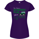 Retirement Plan Off Roading 4X4 Road Funny Womens Petite Cut T-Shirt Purple