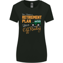 Retirement Plan Off Roading 4X4 Road Funny Womens Wider Cut T-Shirt Black