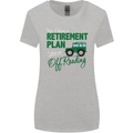 Retirement Plan Off Roading 4X4 Road Funny Womens Wider Cut T-Shirt Sports Grey