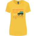 Retirement Plan Off Roading 4X4 Road Funny Womens Wider Cut T-Shirt Yellow