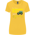 Retirement Plan Off Roading 4X4 Road Funny Womens Wider Cut T-Shirt Yellow