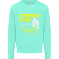 Retirement Plan Playing Rugby Player Funny Mens Sweatshirt Jumper Peppermint
