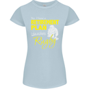 Retirement Plan Playing Rugby Player Funny Womens Petite Cut T-Shirt Light Blue