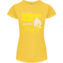 Retirement Plan Playing Rugby Player Funny Womens Petite Cut T-Shirt Yellow