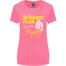 Retirement Plan Playing Rugby Player Funny Womens Wider Cut T-Shirt Azalea