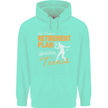 Retirement Plan Playing Tennis Player Funny Mens 80% Cotton Hoodie Peppermint