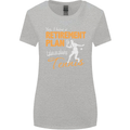 Retirement Plan Playing Tennis Player Funny Womens Wider Cut T-Shirt Sports Grey