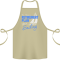 Retirement Plan Sailing Sailor Boat Funny Cotton Apron 100% Organic Khaki