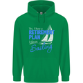 Retirement Plan Sailing Sailor Boat Funny Mens 80% Cotton Hoodie Irish Green