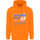 Retirement Plan Sailing Sailor Boat Funny Mens 80% Cotton Hoodie Orange