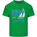 Retirement Plan Sailing Sailor Boat Funny Mens Cotton T-Shirt Tee Top Irish Green