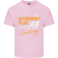 Retirement Plan Sailing Sailor Boat Funny Mens Cotton T-Shirt Tee Top Light Pink
