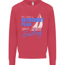 Retirement Plan Sailing Sailor Boat Funny Mens Sweatshirt Jumper Heliconia
