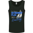 Retirement Plan Sailing Sailor Boat Funny Mens Vest Tank Top Black