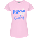 Retirement Plan Sailing Sailor Boat Funny Womens Petite Cut T-Shirt Light Pink