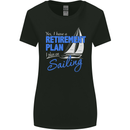 Retirement Plan Sailing Sailor Boat Funny Womens Wider Cut T-Shirt Black